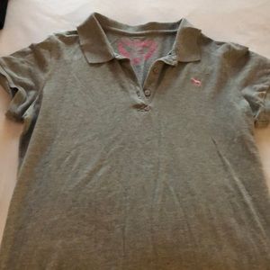 💖🔥💲PINK polo size L